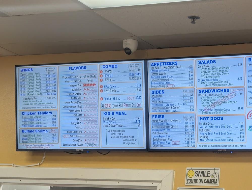 Wings on Fire Menu image 3